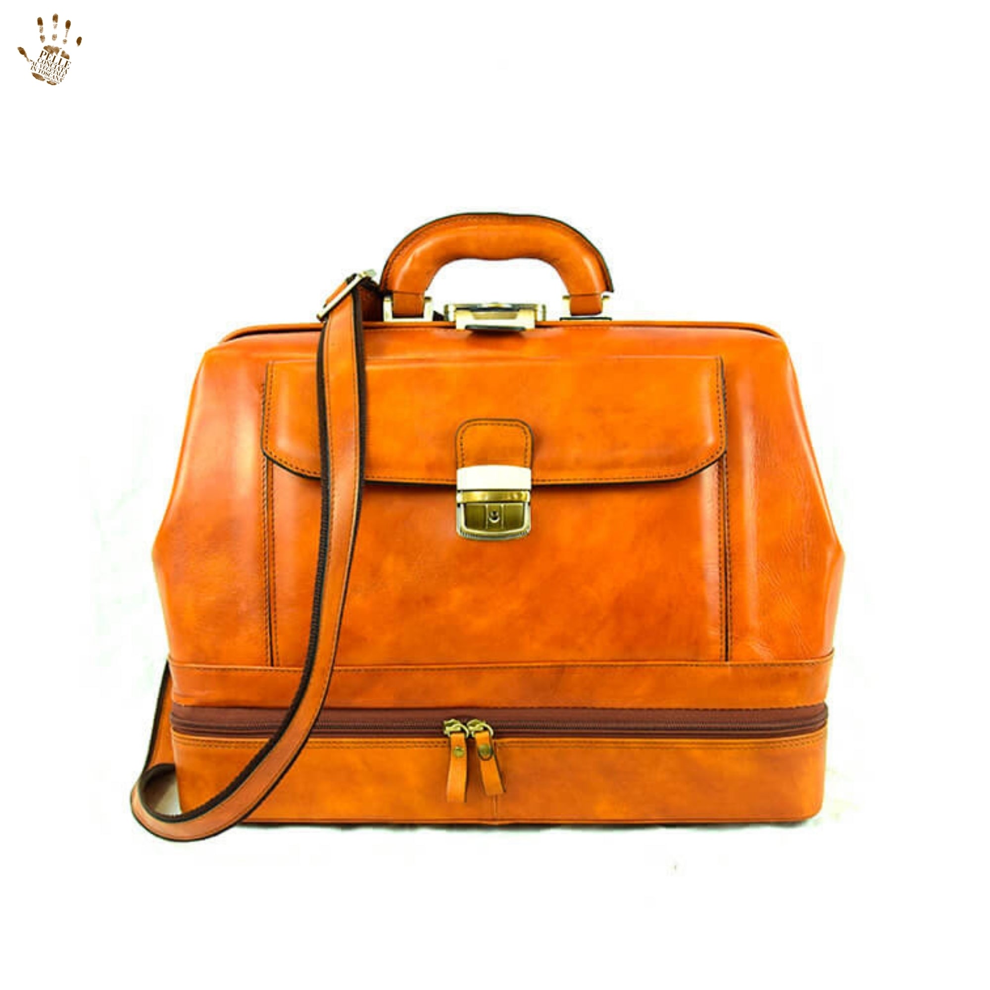 Best Leather Doctor Bag l Italian Artisan Genuine Leather l