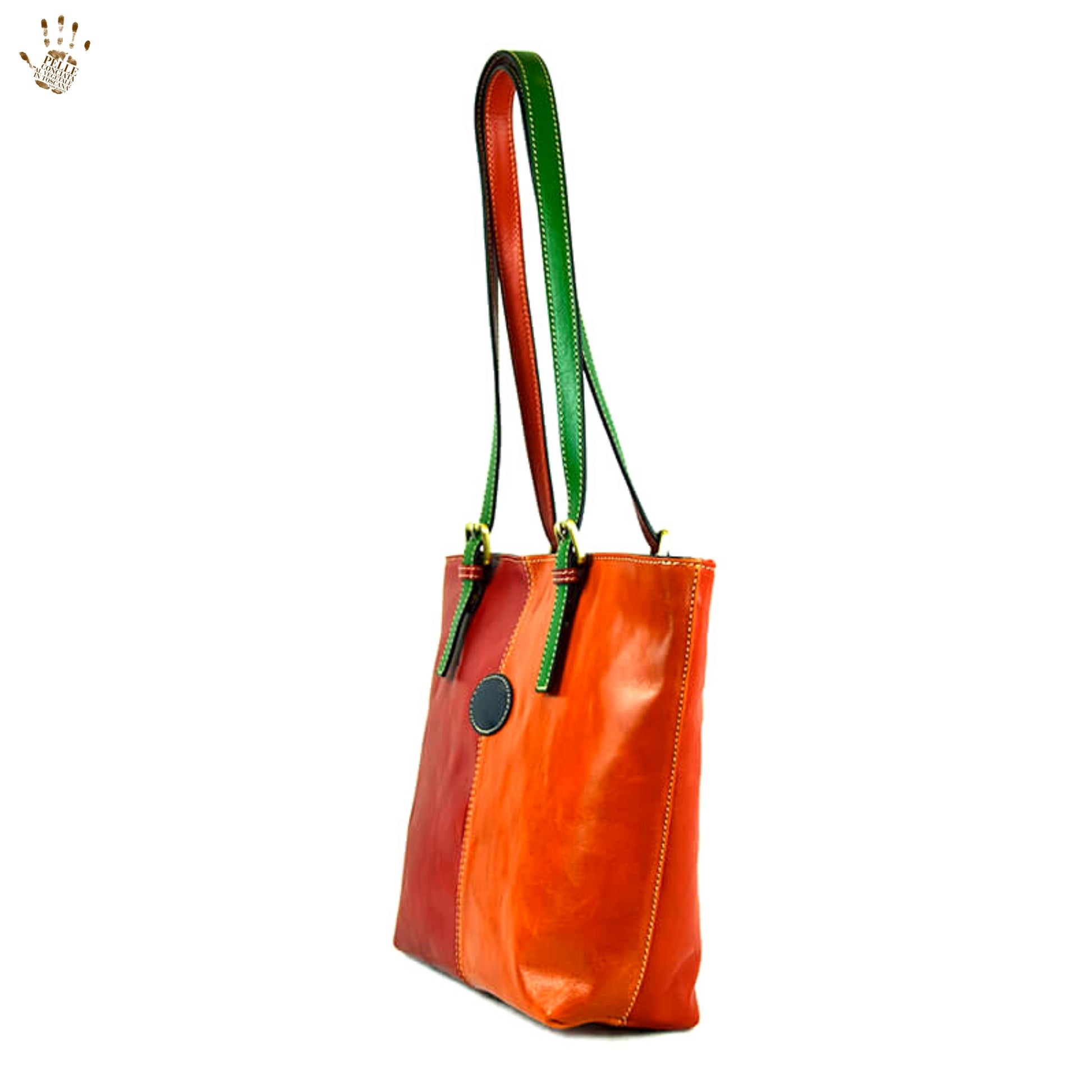 Italian Leather Bag Multicolor Leather Shoulder bag Made in Italy –  LEATHERFLO